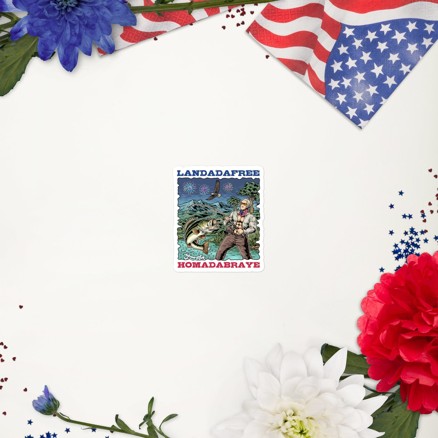 'Landadafree' Bubble-free stickers