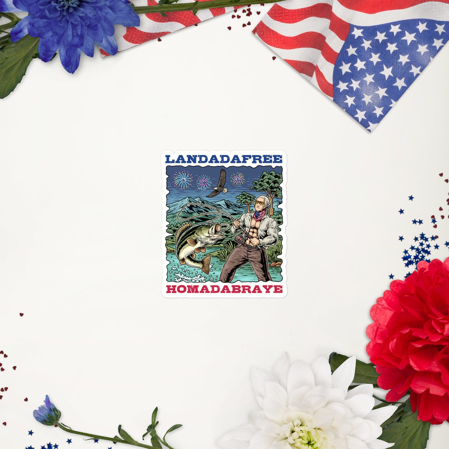 'Landadafree' Bubble-free stickers