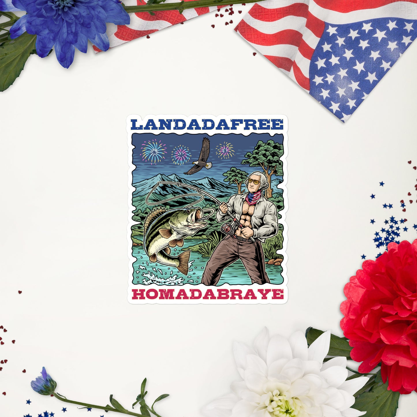'Landadafree' Bubble-free stickers