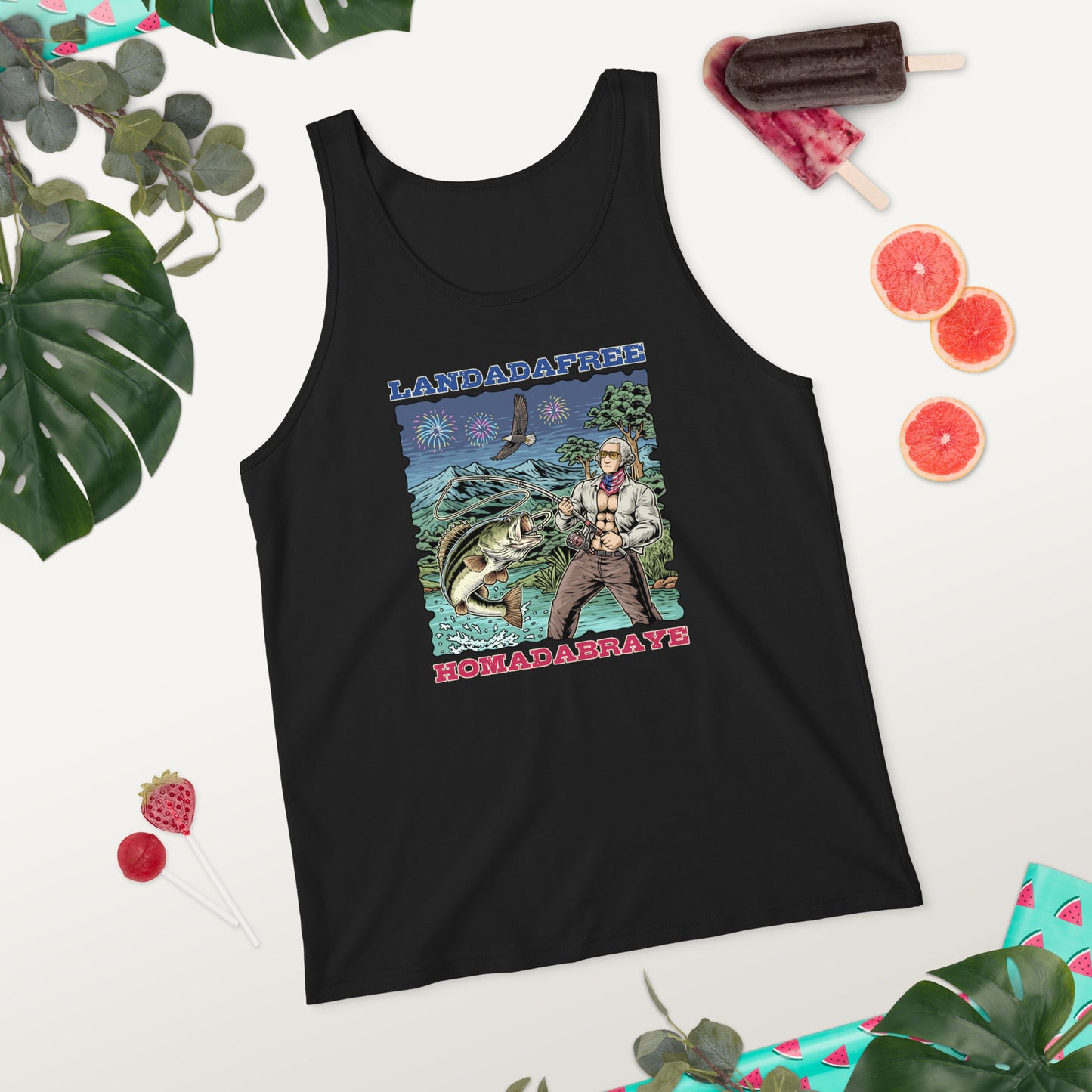 'Landadafree' Men's Tank Top