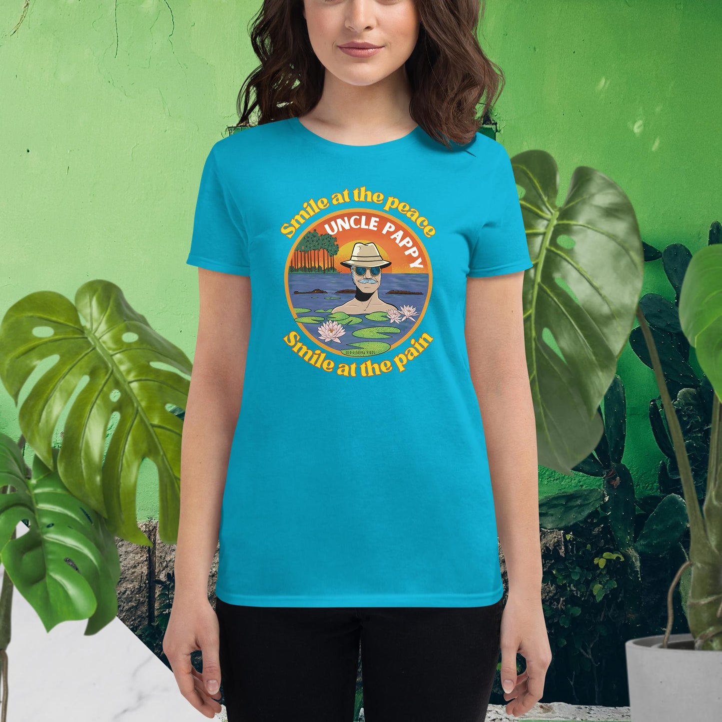'Smile at the Peace' Women's Short Sleeve T-shirt