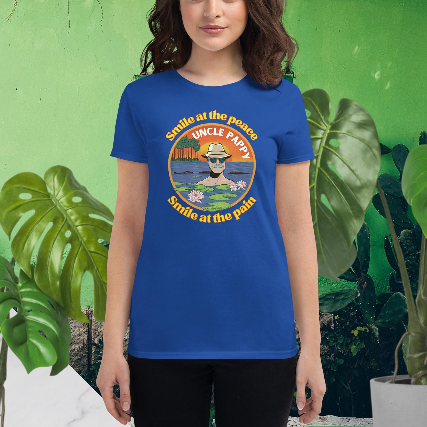 'Smile at the Peace' Women's Short Sleeve T-shirt