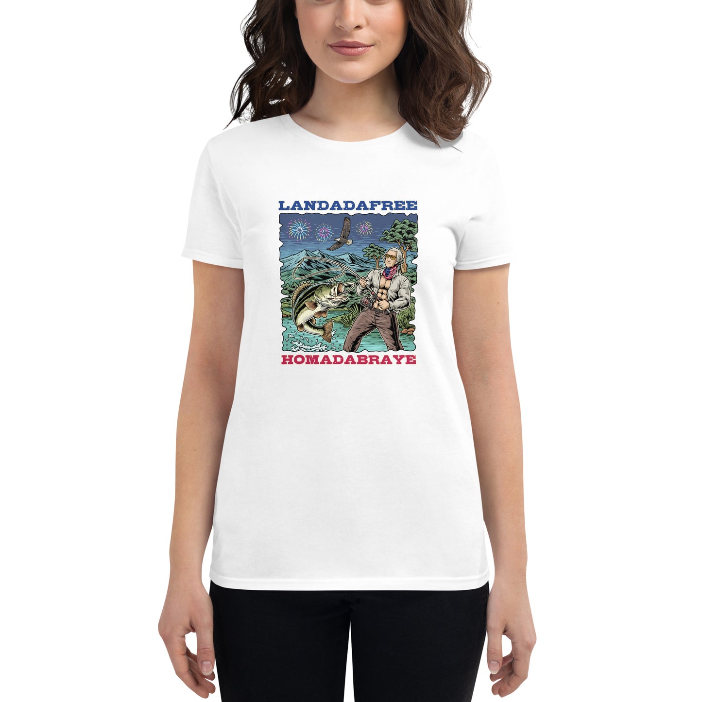 'Landadafree' Women's short sleeve t-shirt