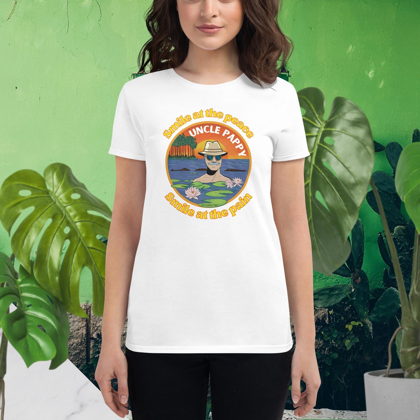 'Smile at the Peace' Women's Short Sleeve T-shirt
