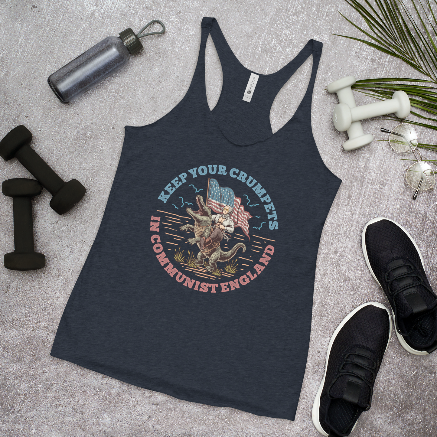 "Keep Your Crumpets" Women's Racerback Tanktop