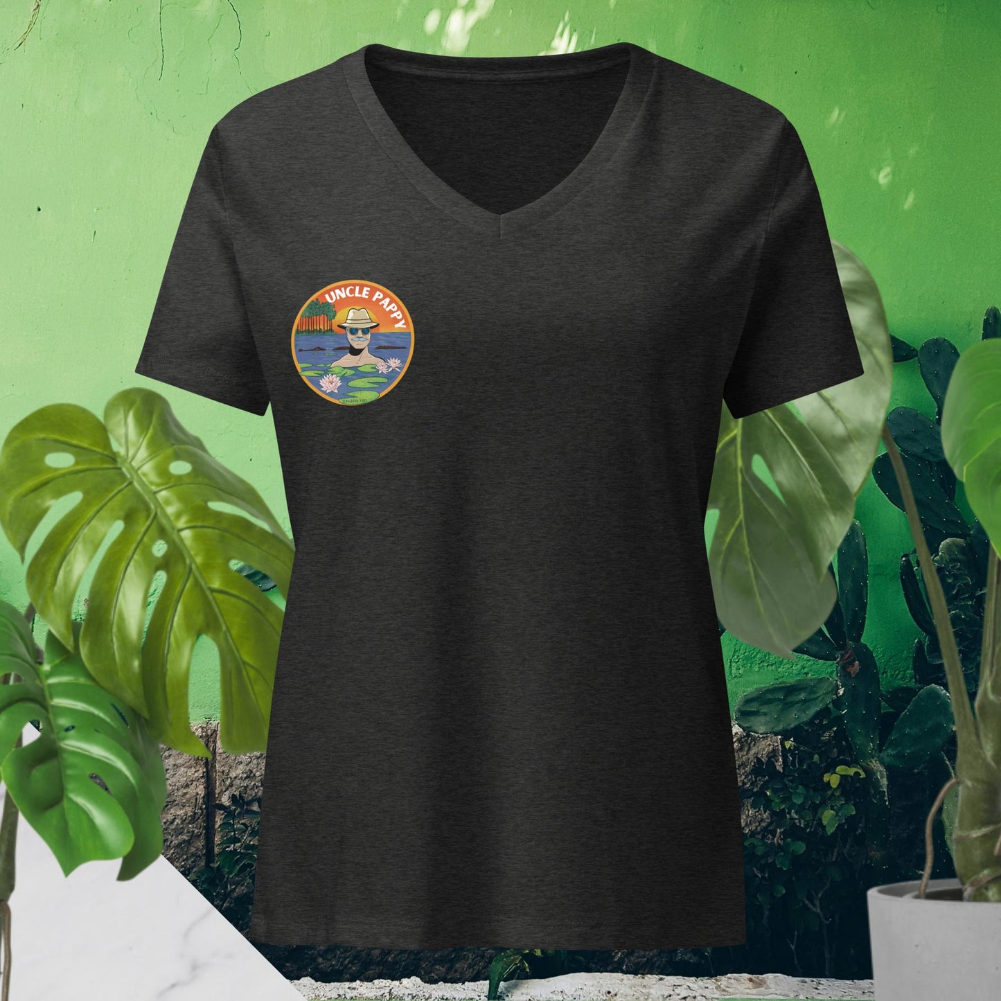 'Smile at the Peace' Women’s Relaxed V-Neck