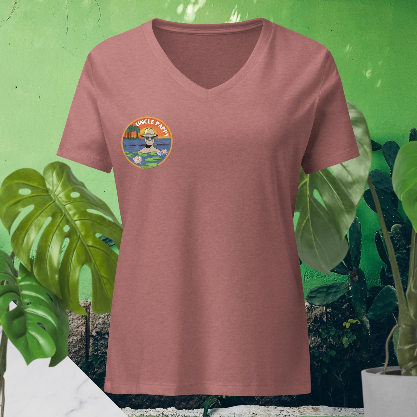 'Smile at the Peace' Women’s Relaxed V-Neck
