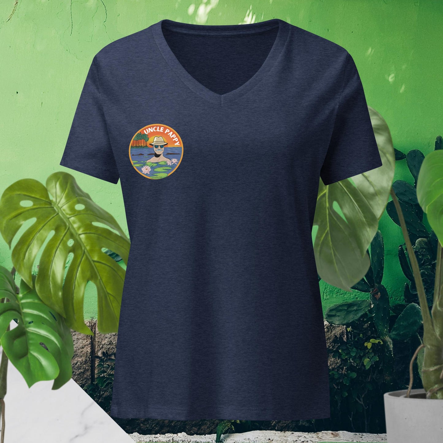 'Smile at the Peace' Women’s Relaxed V-Neck
