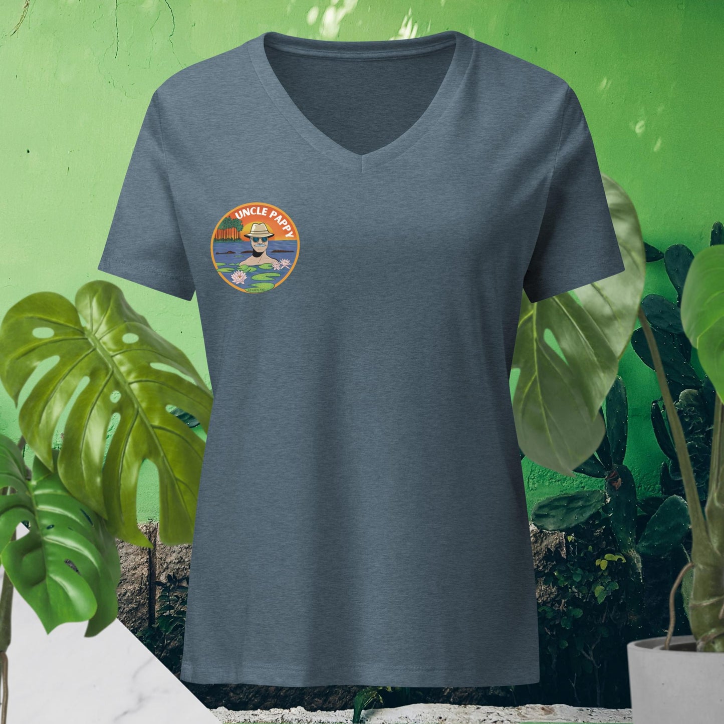 'Smile at the Peace' Women’s Relaxed V-Neck