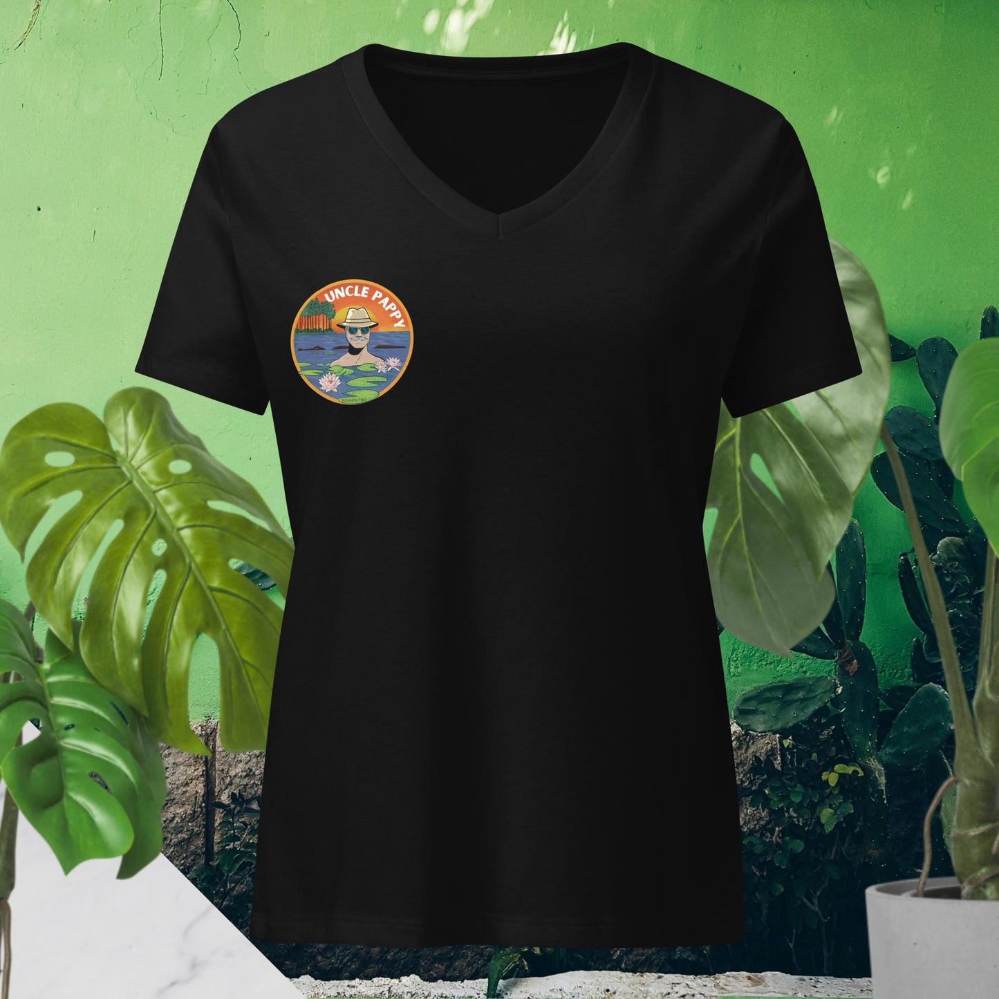 'Smile at the Peace' Women’s Relaxed V-Neck