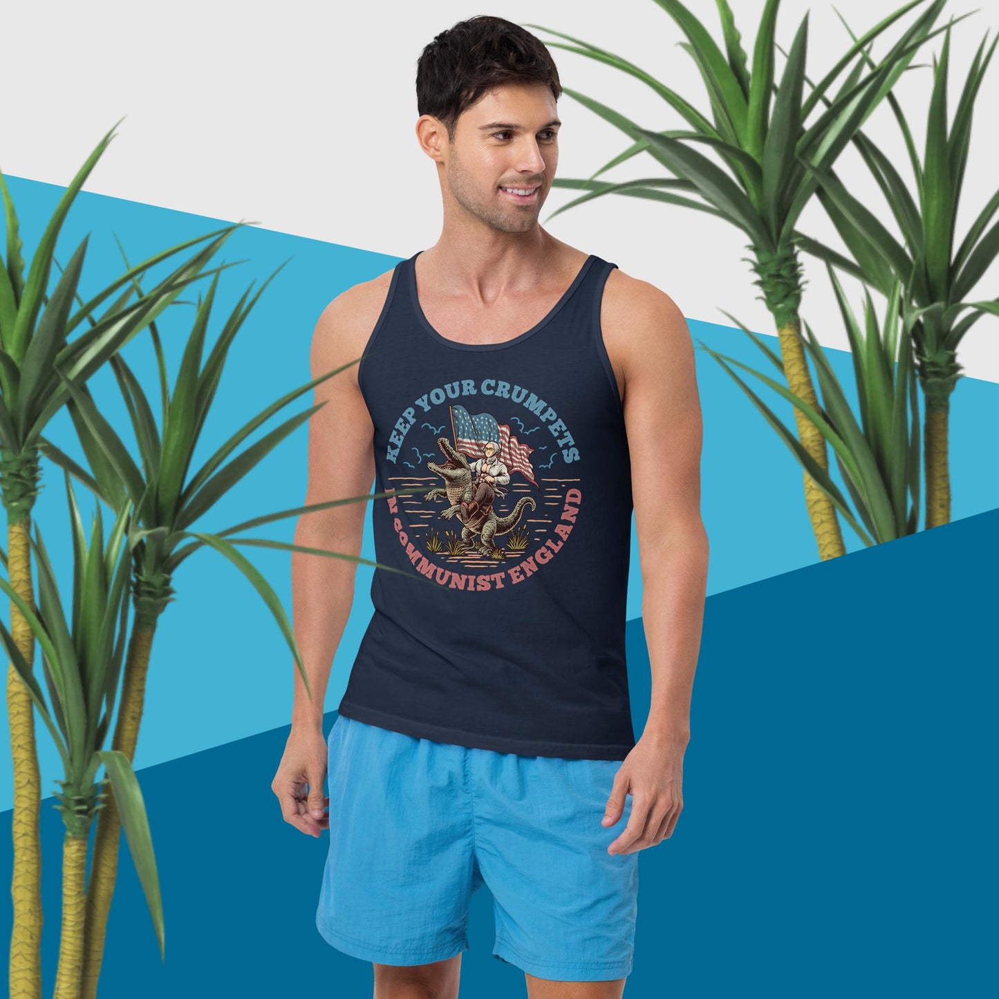 Men's 'Keep Your Crumpets' Tank Top