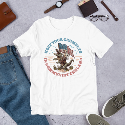 "Keep Your Crumpets" Unisex t-shirt