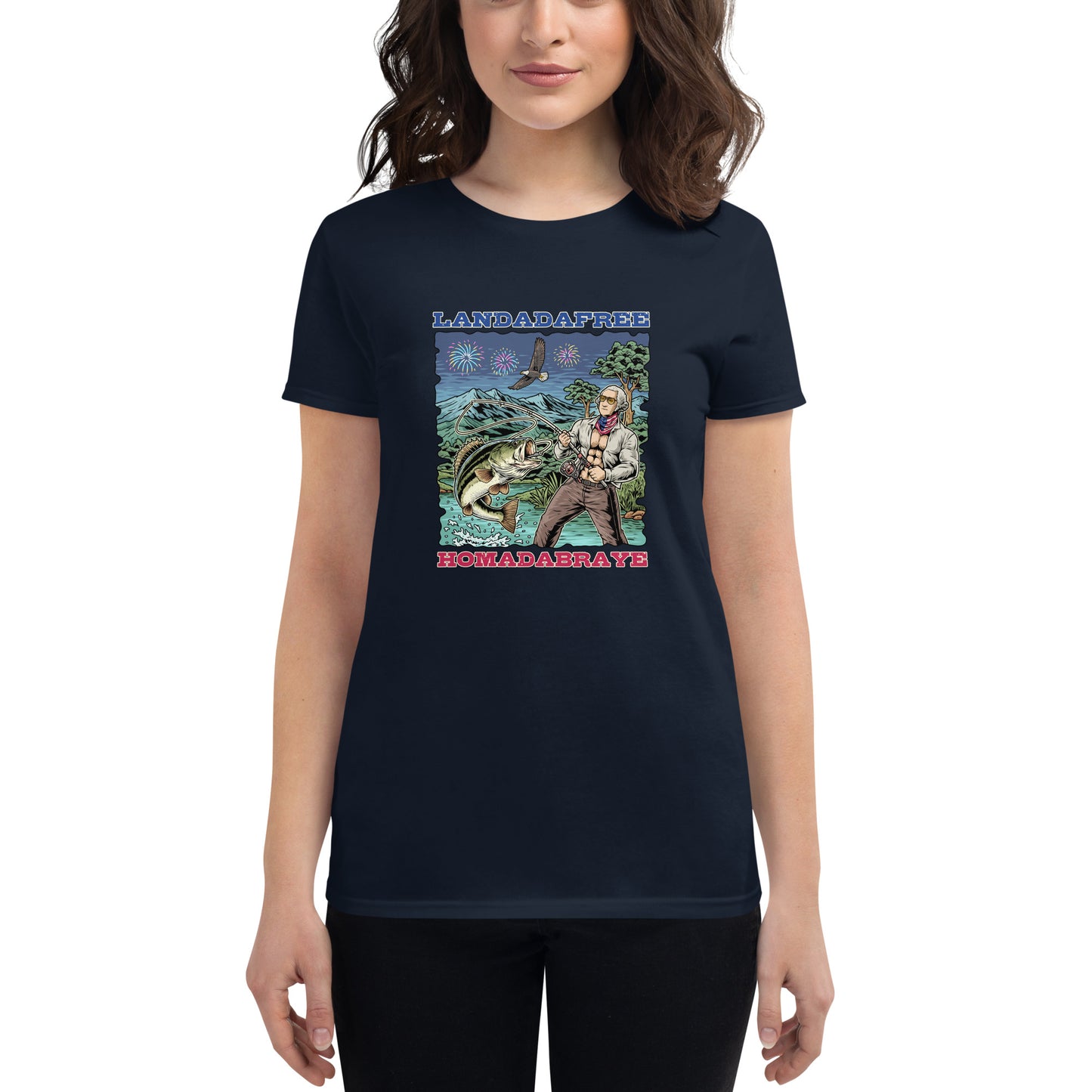 'Landadafree' Women's short sleeve t-shirt