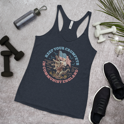 "Keep Your Crumpets" Women's Racerback Tanktop