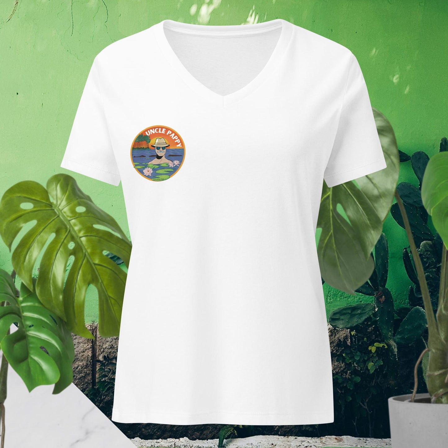 'Smile at the Peace' Women’s Relaxed V-Neck